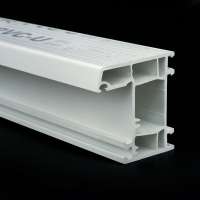 Plastic extrusion PVC Profile for sliding window door corner