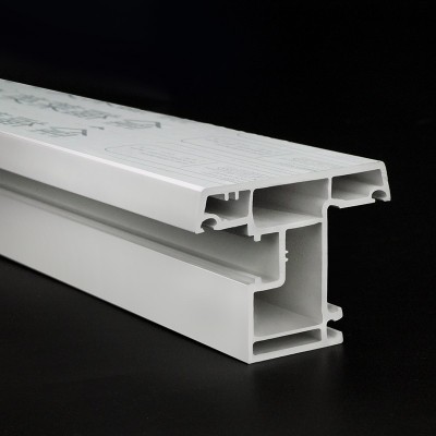 3 track plastic pvc profile for windows and doors