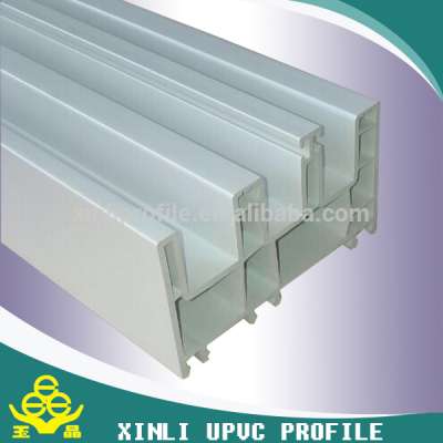 4 track sliding frame upvc window profiles