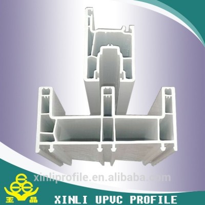 Good quality 80 frame pvc/upvc material window and door profile