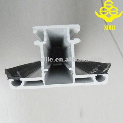 UPVC profile with rubber gasket for window 80mm