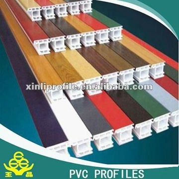 Factory price extrusion profile for window pvc T pvc profile mullion