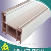 High quality UPVC White/Color Window Profiles/Frame Through ISO9001